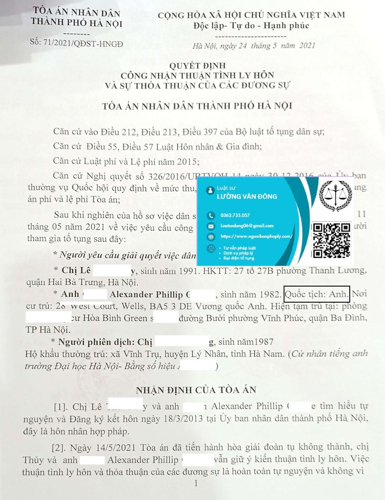 Cách thức ly hôn với người Anh đơn giản nhất 