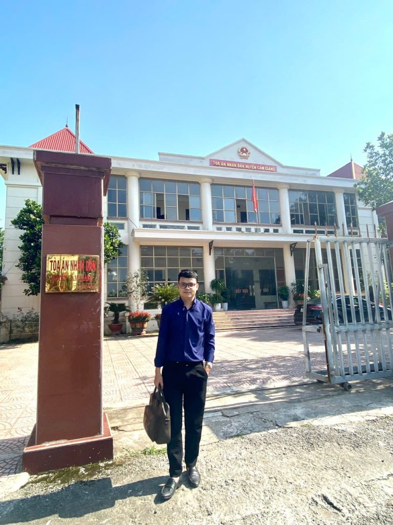 Luật sư Đông làm việc tại Tòa án Cẩm Giàng nay là Tòa khu vực 12 - Hải Phòng