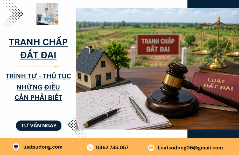 Tranh chấp đất đai, quy trình thủ tục phải biết