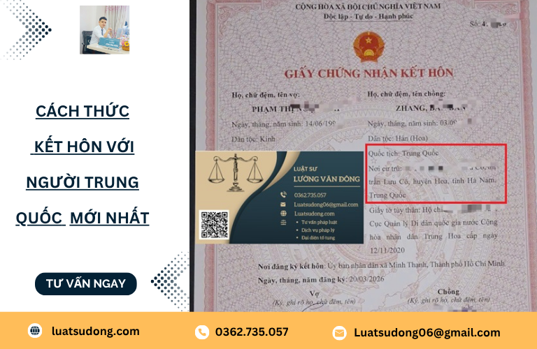 Kết hôn với người Trung Quốc