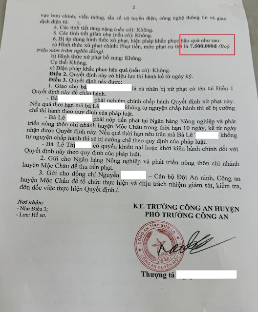 Quyết định xử phạt vi phạm hành chính Quyết định xử phạt vi phạm hành chính