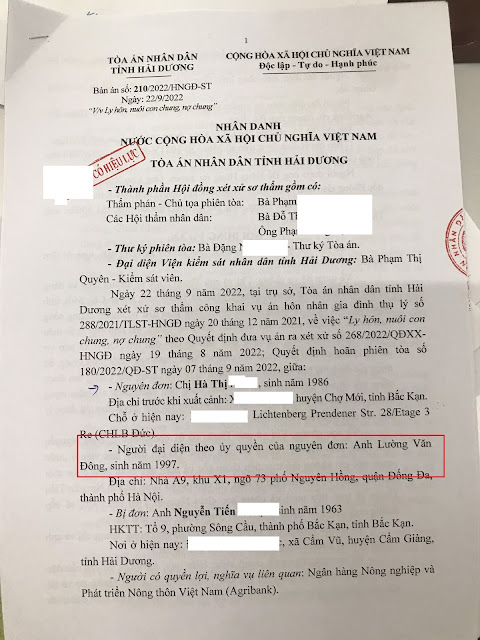 Bán án của Tòa án tỉnh Hải Dương Bán án của Tòa án tỉnh Hải Dương
