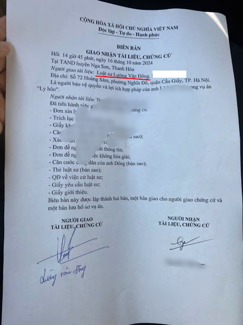 Nộp hồ sơ tại Tòa án huyện Nga Sơn, Thanh Hóa Nộp hồ sơ tại Tòa án huyện Nga Sơn, Thanh Hóa