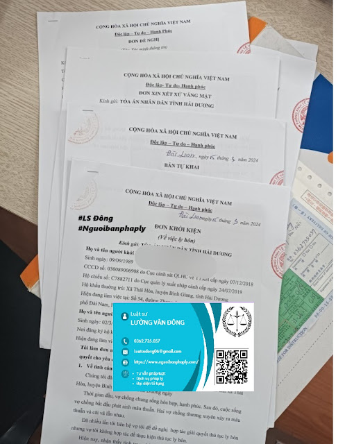 Hồ sơ ly hôn với người Việt Nam đang ở Đài Loan Hồ sơ ly hôn với người Việt Nam đang ở Đài Loan