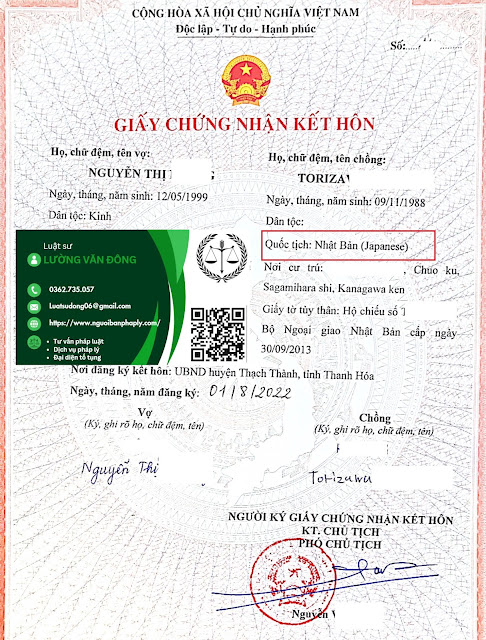 Kết hôn với người Nhật Bản Kết hôn với người Nhật Bản