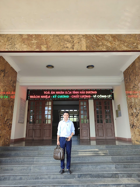 Luật sư Đông làm việc tại Tòa án tỉnh Hải Dương