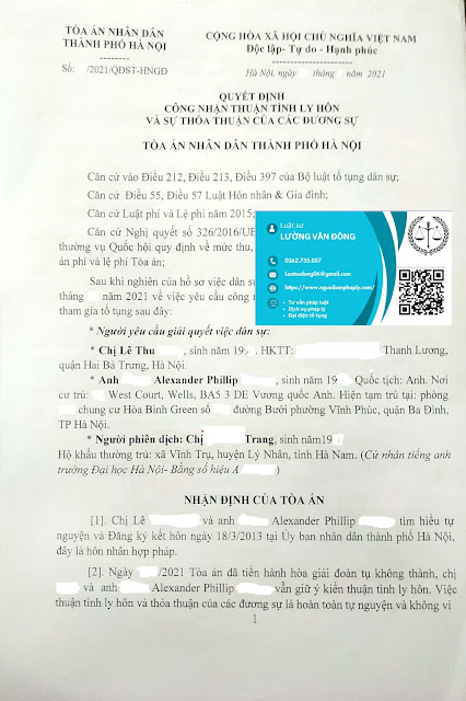 Ly hôn với người nước ngoài tại Việt Nam Ly hôn với người nước ngoài tại Việt Nam