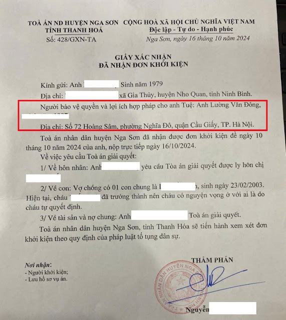 Luật sư Đông hỗ trợ khách hàng tại Thanh Hóa