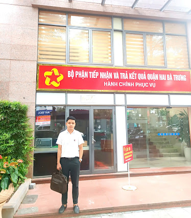 Ls Đông thực hiện thủ tục ghi chú kết hôn tại UBND Hai Bà Trưng