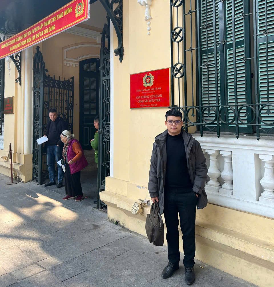 Làm việc tại PC01 - Cơ quan cảnh sát điều tra CA TP Hà Nội