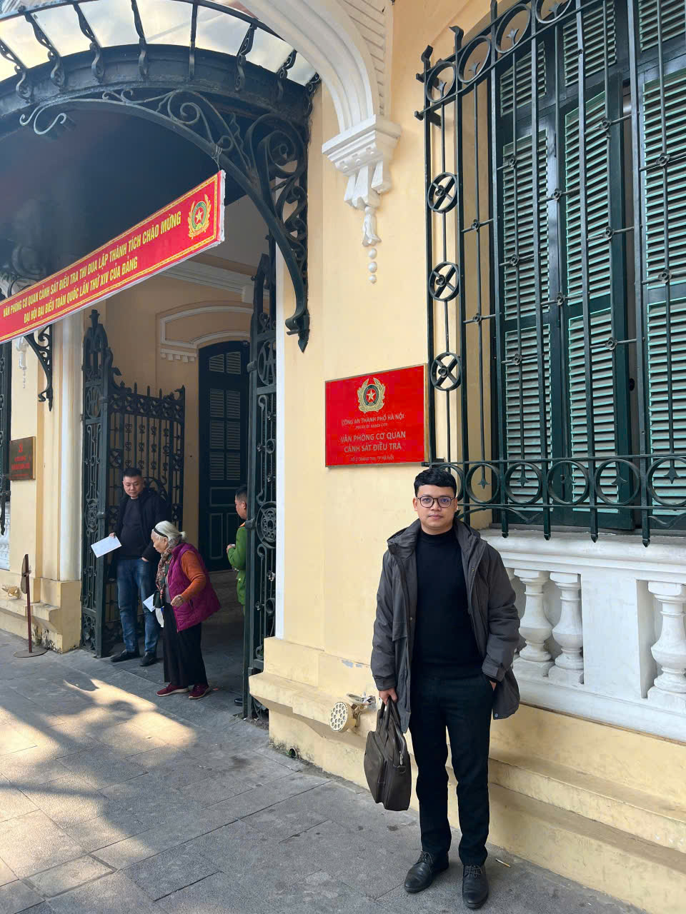 Làm việc tại PC01 - Cơ quan cảnh sát điều tra CA TP Hà Nội