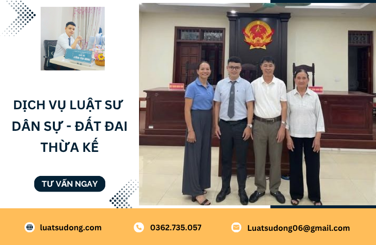 Dịch vụ luật sư Dân sự - Đất đai