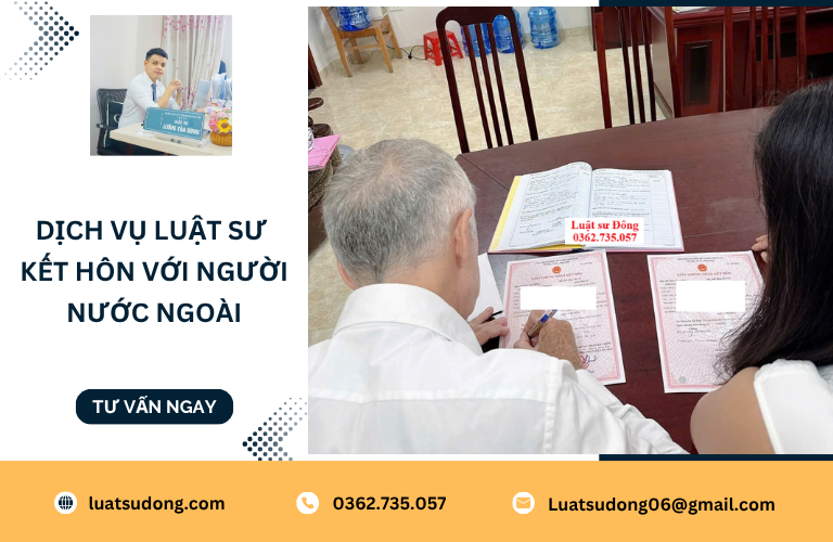 Dịch vụ luật sư Kết hôn với người nước ngoài