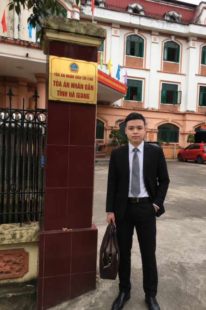 Luật sư Đông tham gia vụ án tại Hà Giang