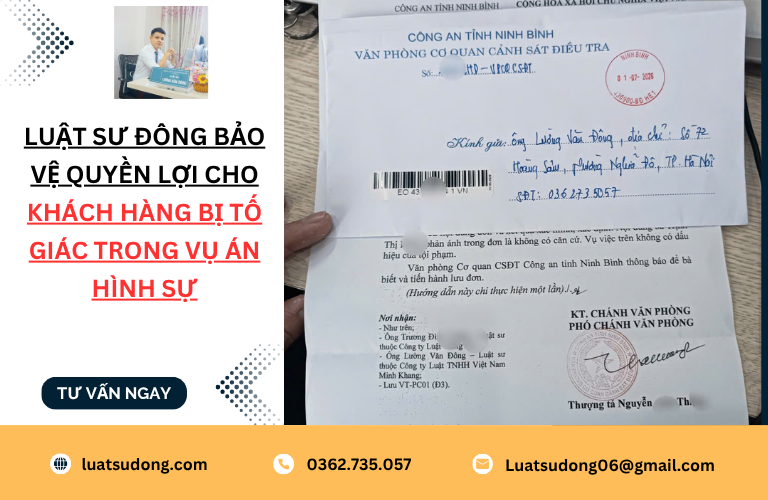 Luật sư hình sự tại Ninh Bình 