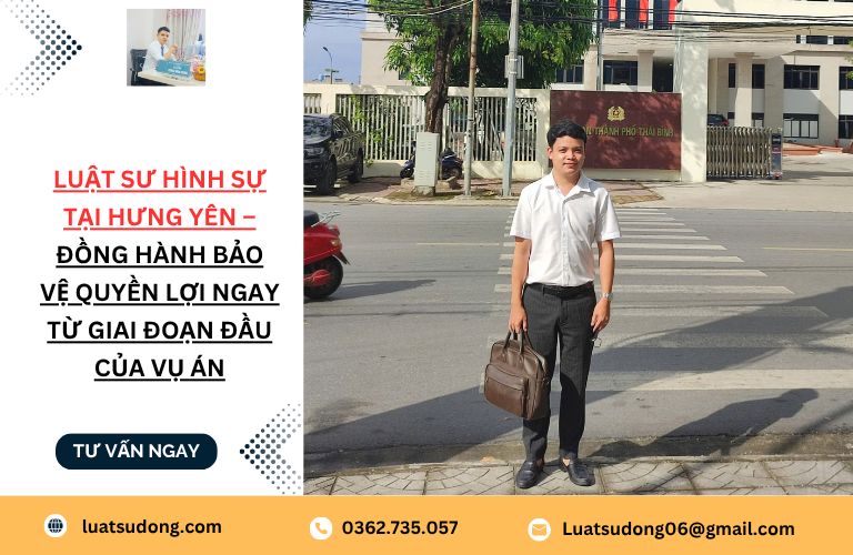 Luật sư hình sự tại Hưng Yên