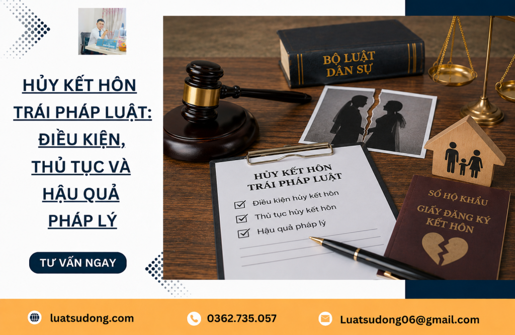 Hủy kết hôn trái pháp luật