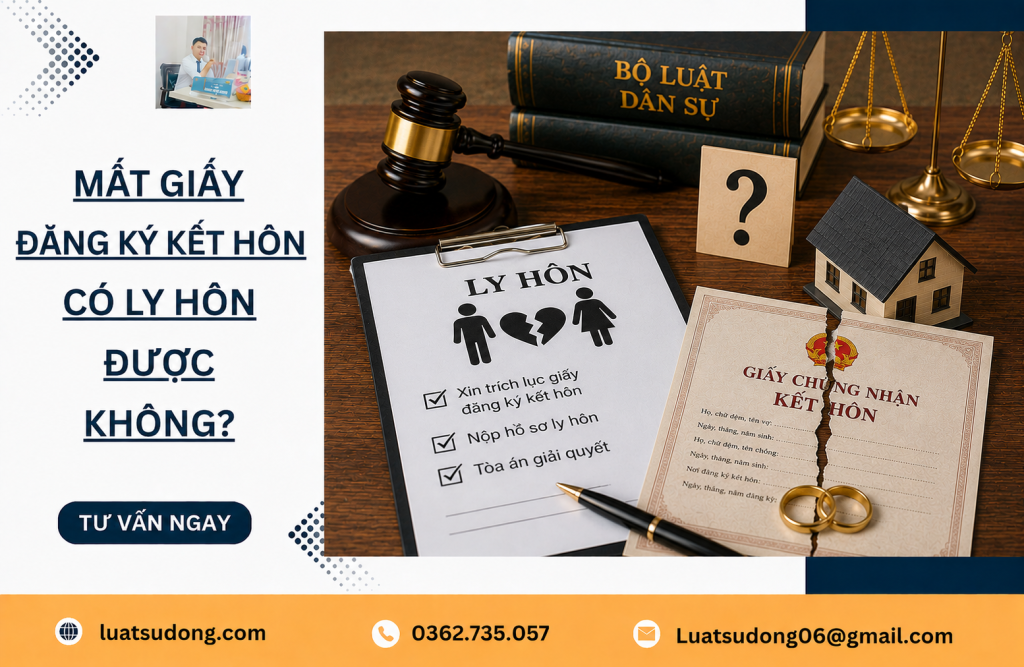 Mất đăng ký kết hôn phải làm sao