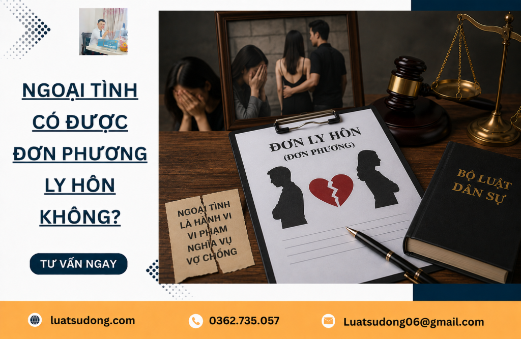 Ngoại tình có được đơn phương ly hôn không