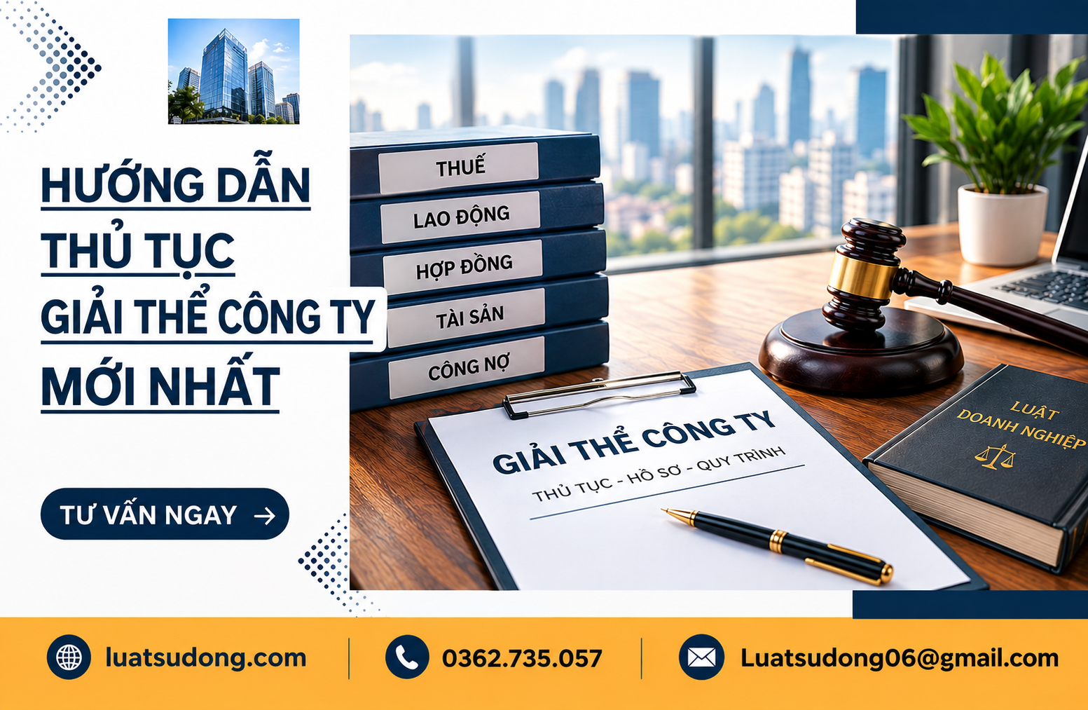 Thủ tục giải thể công ty mới nhất