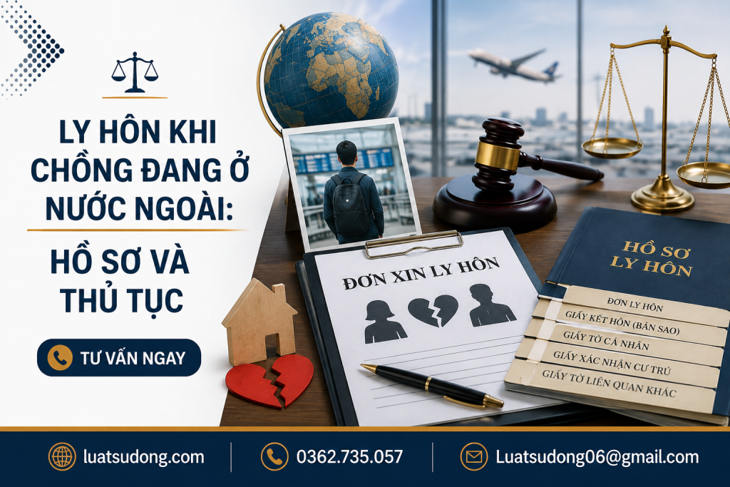 Ly hôn khi chồng đang ở nước ngoài