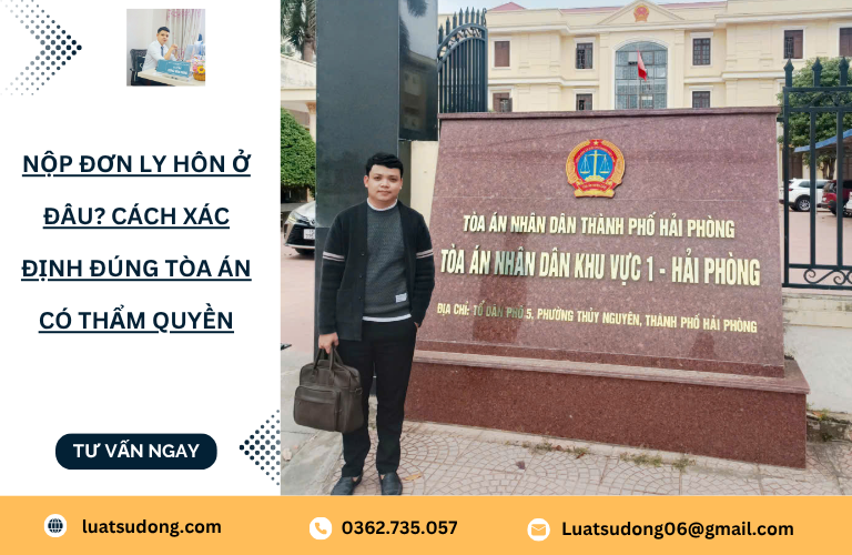 Nộp đơn ly hôn ở đâu?