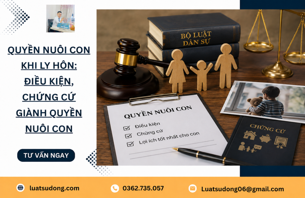 Quyền nuôi con khi ly hôn