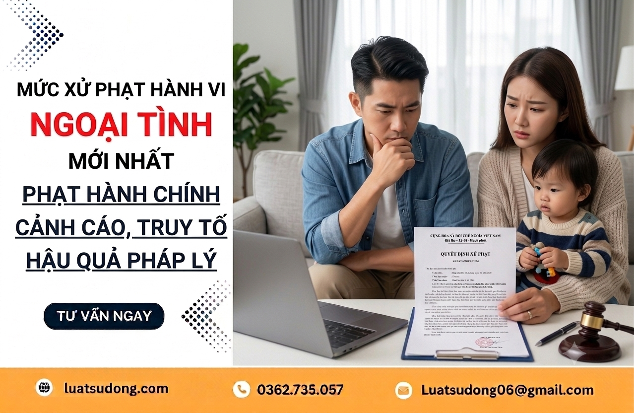 Mức xử phạt hành vi ngoại tình mới nhất