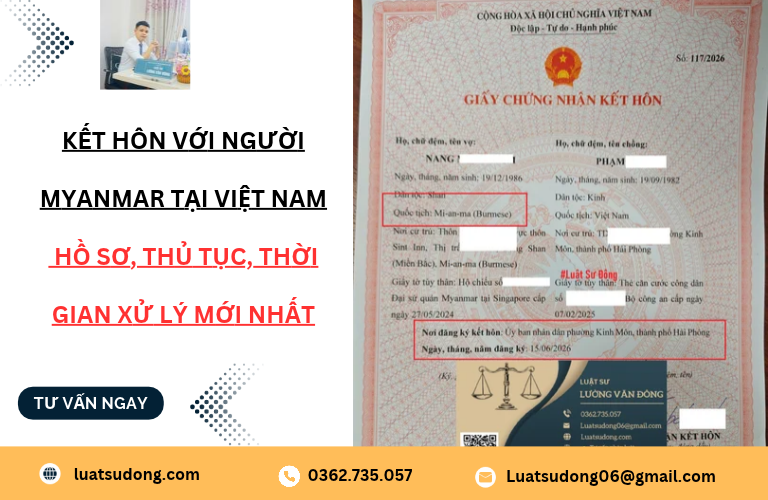 Kết hôn với người Myanmar