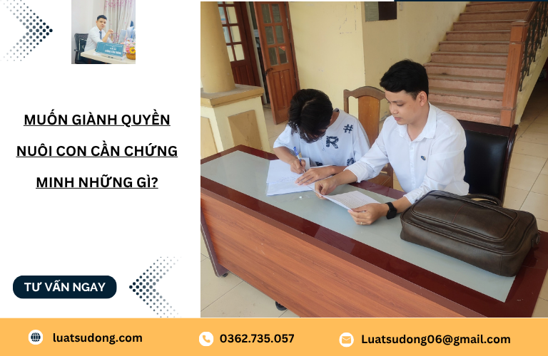 Muốn giành quyền nuôi con cần chứng minh những gì?